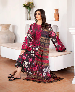 Xenia Unstitched Embroidered 3Pcs Lawn Summer Collection | VASHTA