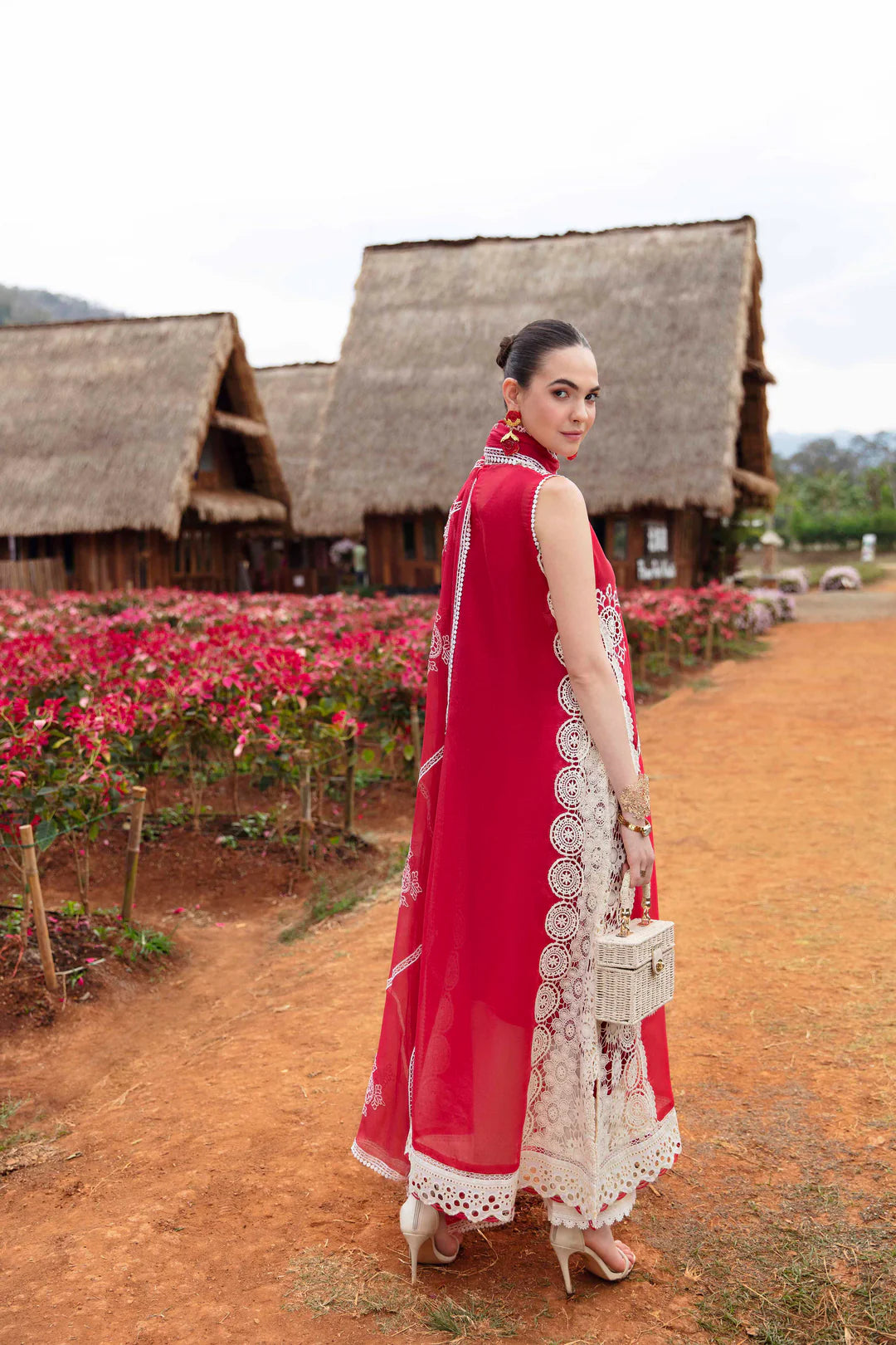 Sablev By ZRK Group Unstitched Luxury Lawn 2024 | Carnelian