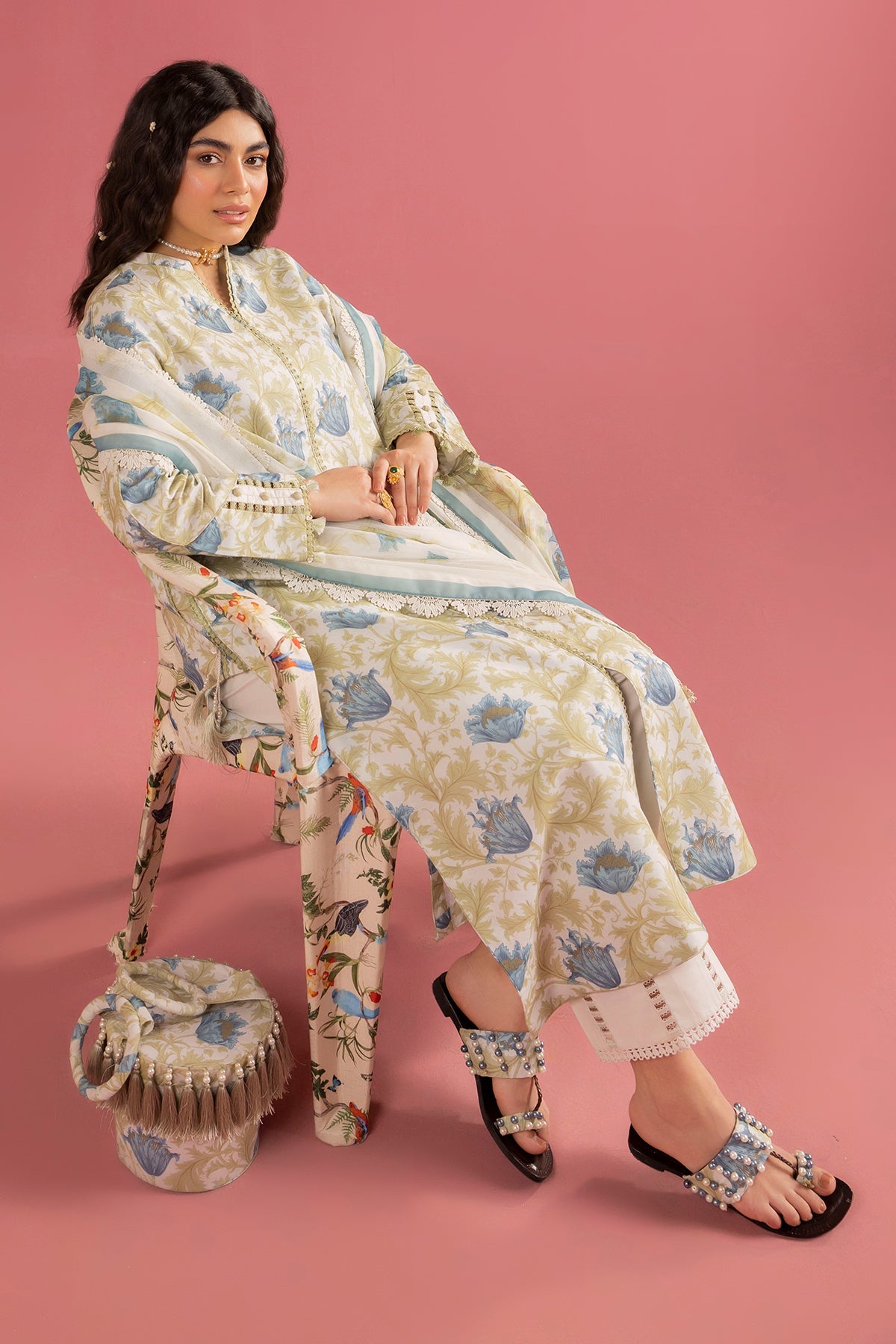 Alizeh Lawn Collection| Shein Print 2024-TESORO - Mirha Fashion