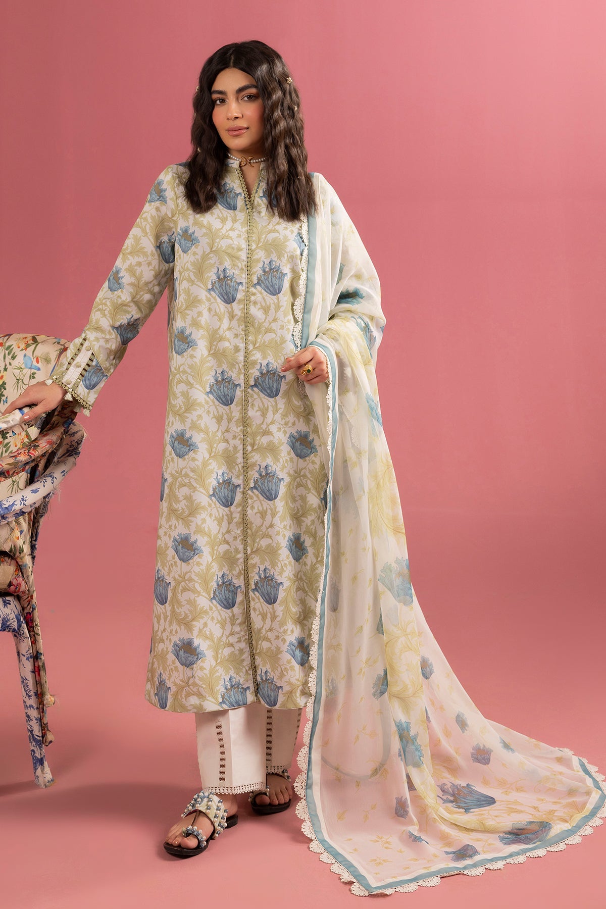 Alizeh Lawn Collection| Shein Print 2024-TESORO - Mirha Fashion
