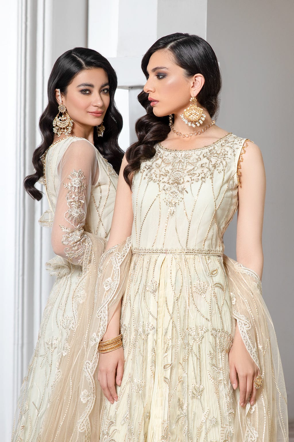 Zarif Pareesia Luxury Formal | IVORY