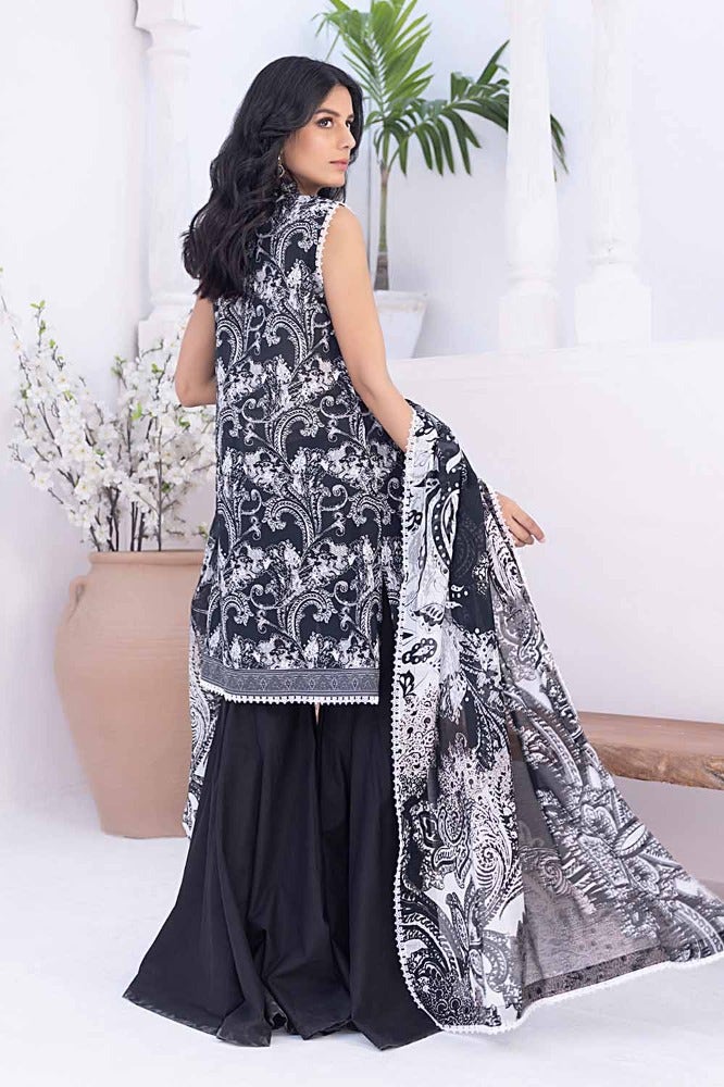 Gul Ahmed Printed Lawn`24 | B # 42015 - Mirha Fashion
