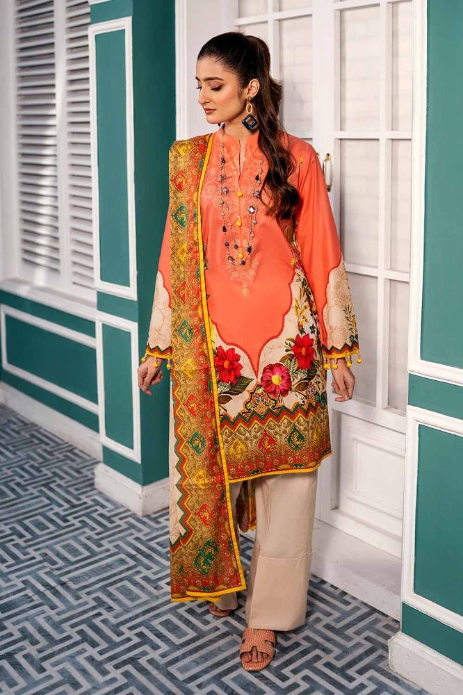 Gul Ahmed Printed Lawn`24 | CL # 42098 - Mirha Fashion