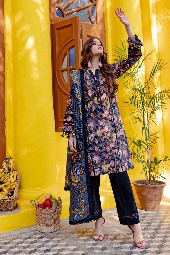Gul Ahmed Printed Lawn`24 | CL # 42101 B - Mirha Fashion