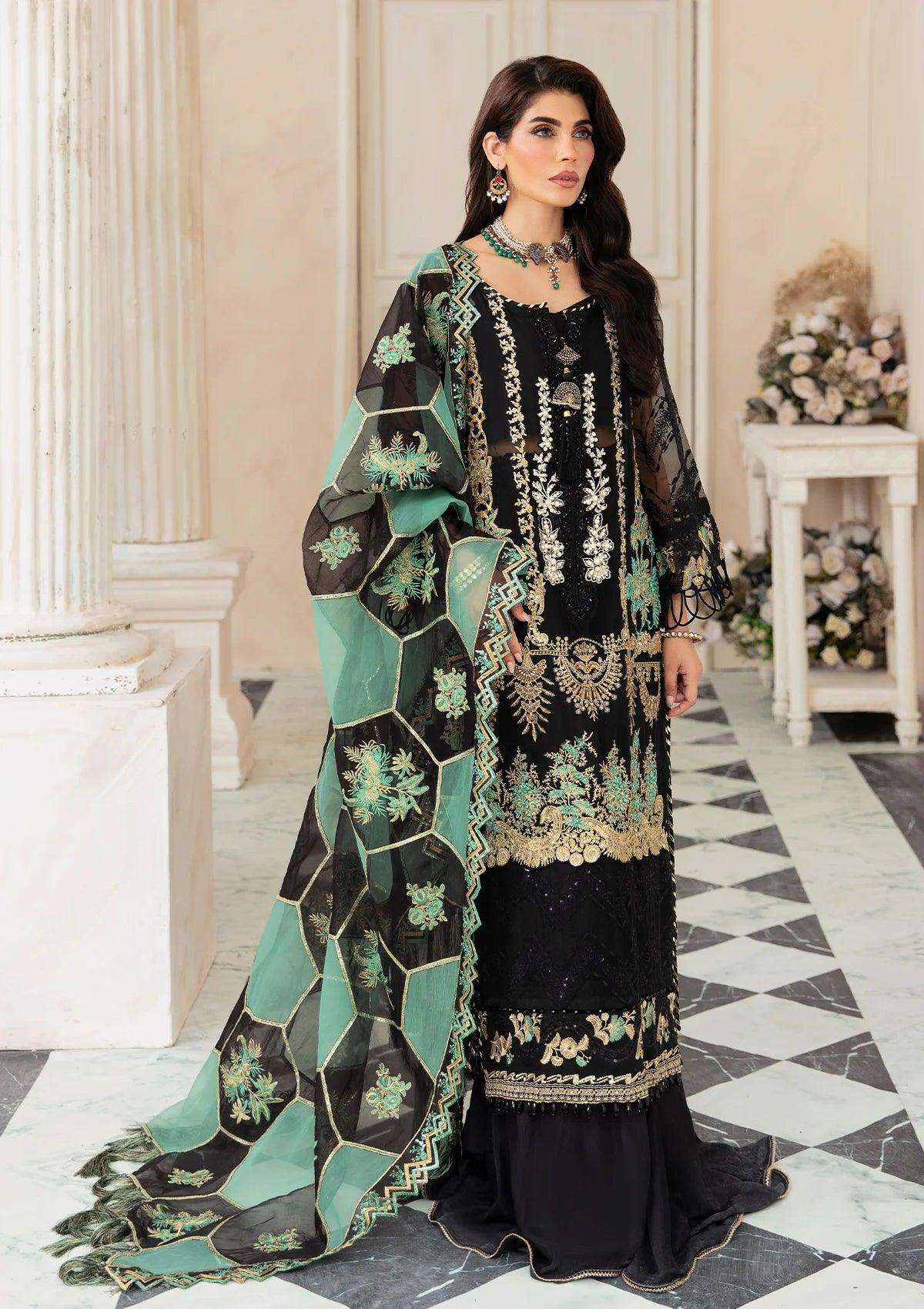 Elaf Luxury collection | 08 - ZARTAAJ - Mirha Fashion - Elaf - Luxury - Elafestive-08-ZARTAAJ