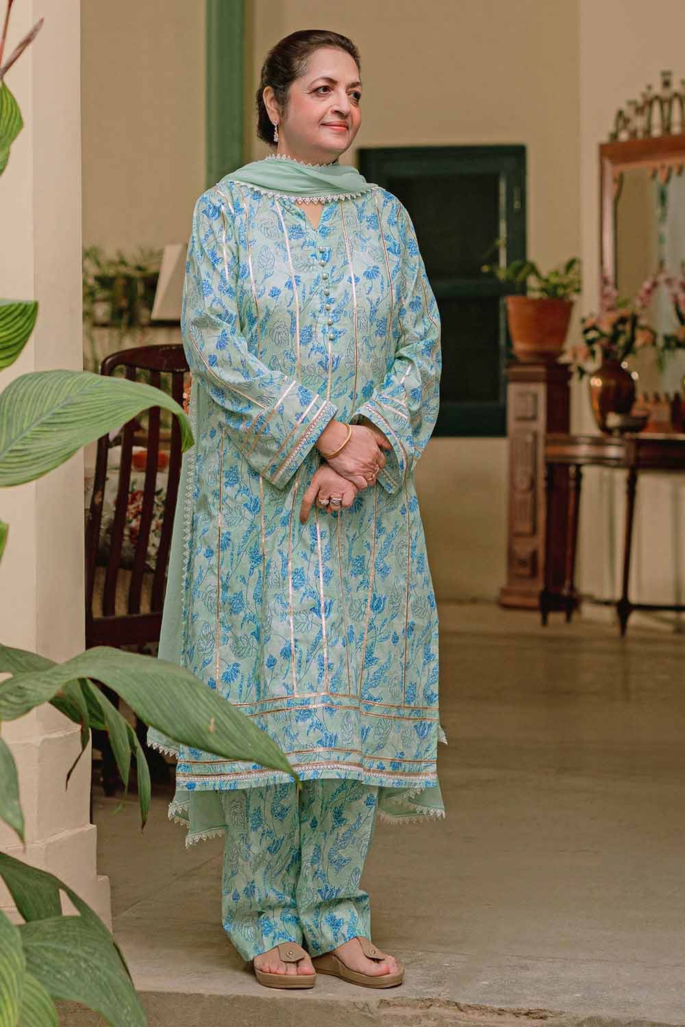 Gul Ahmed Digital Printed Lawn Shirt 2023 | SL-32027
