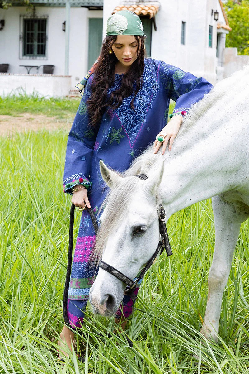 Mushaq Hemline Mirasol Printed Cambric 2025 | 12A Amor Grito