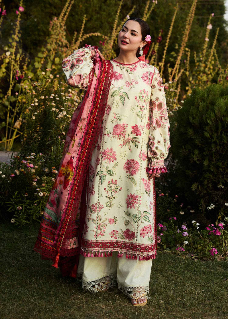 Hussain Rehar SS Luxury Lawn Collection 2024 | Gleam 1