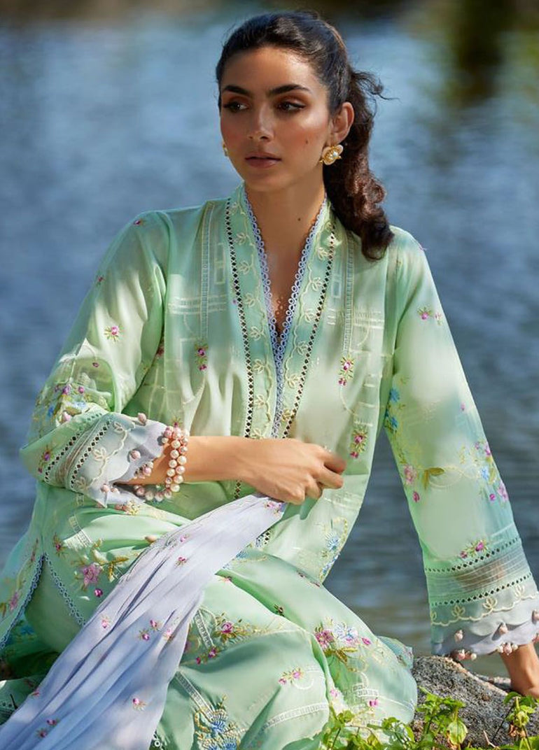 Farah Talib Aziz Luxury Lawn Collection 2024 | FTA 11