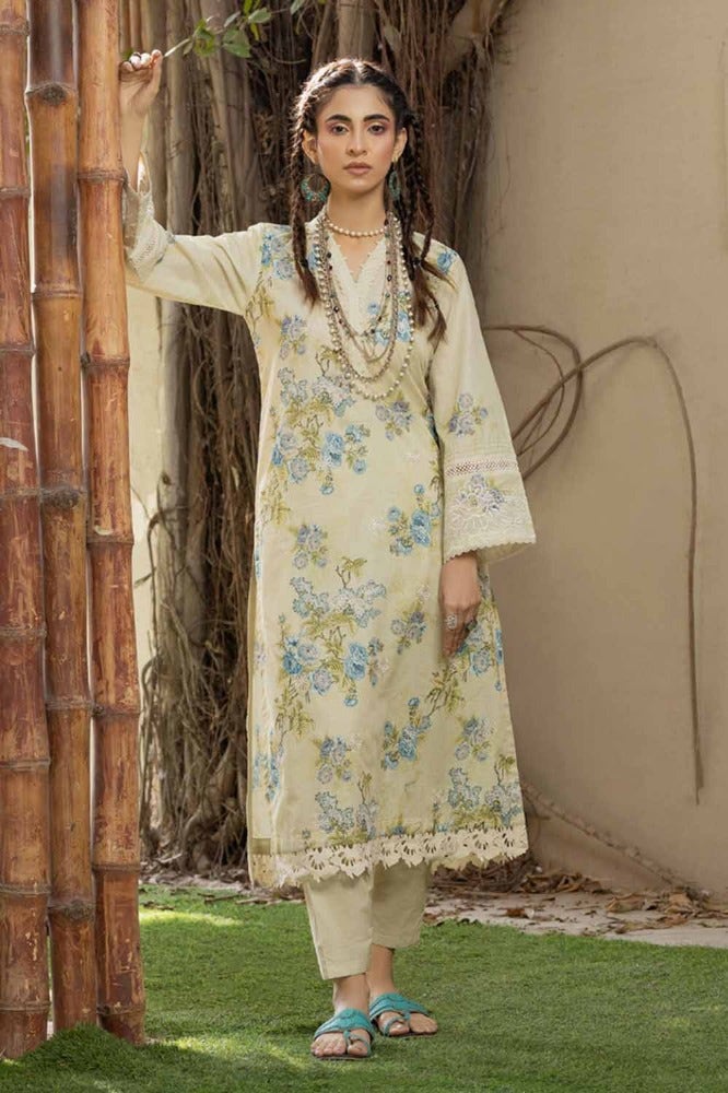 Gul Ahmed Printed Lawn 2Pc 2024 | TL # 42015 - Mirha Fashion