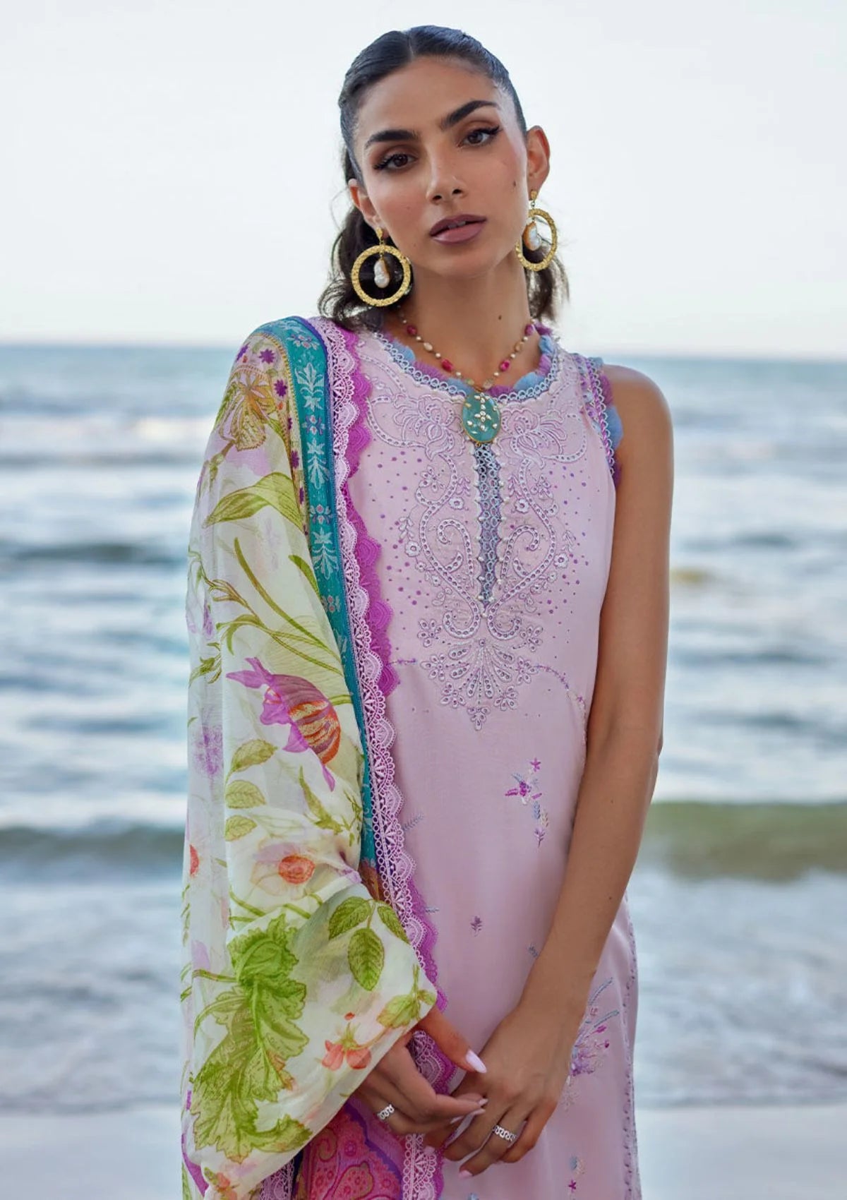 Farah Talib Aziz Luxury Lawn Collection 2024 | FTA 10