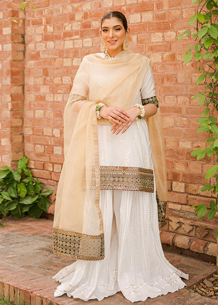 Cross Stitch Unstitched Premium Jacquard Collection 2022 | Shah Noor