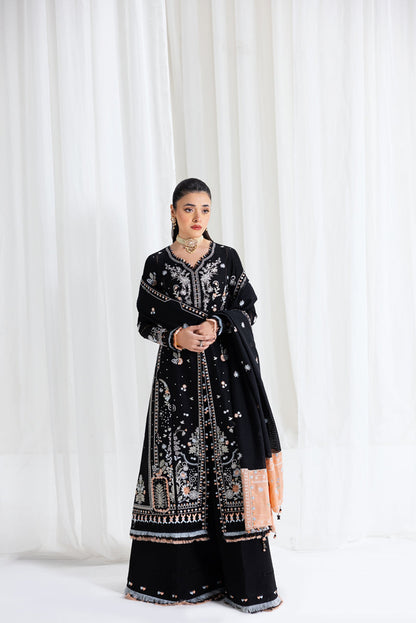Qalamkar Luxury Lawn 2025 - 3pc Unstitched  | Misha