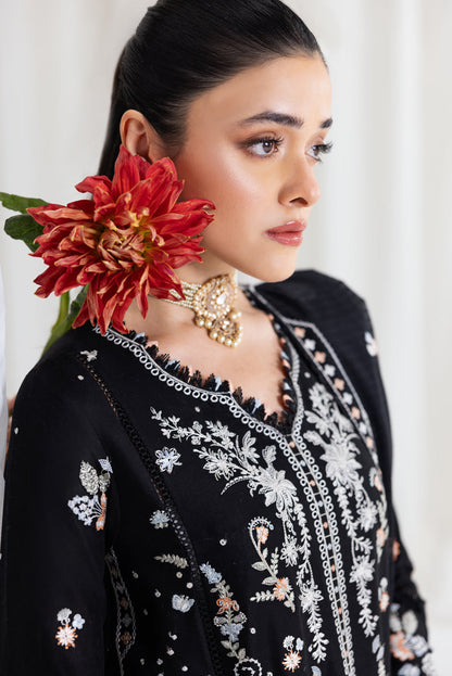 Qalamkar Luxury Lawn 2025 - 3pc Unstitched  | Misha