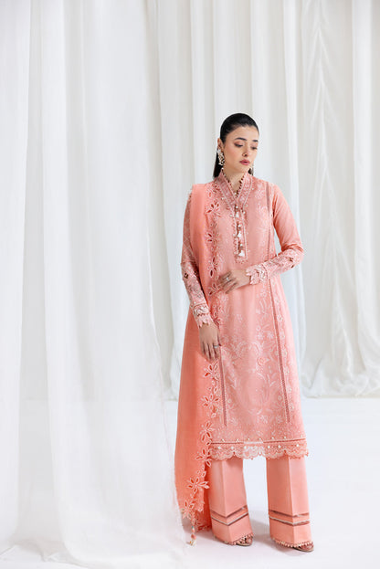 Qalamkar Luxury Lawn 2025 - 3pc Unstitched  | Jafa