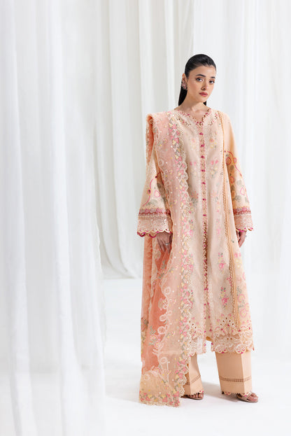 Qalamkar Luxury Lawn 2025 - 3pc Unstitched | Zoya