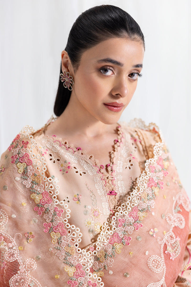 Qalamkar Luxury Lawn 2025 - 3pc Unstitched | Zoya