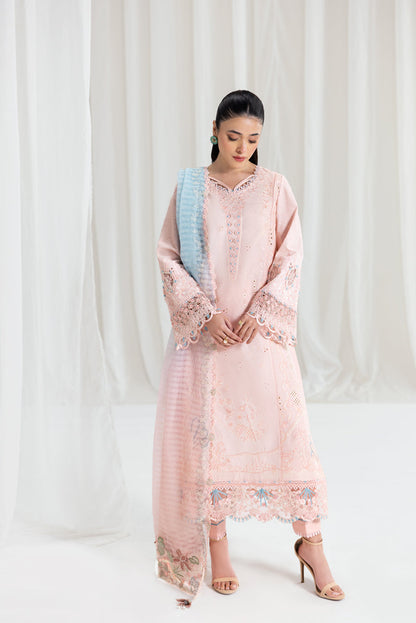 Qalamkar Luxury Lawn 2025 - 3pc Unstitched  | Aleeza