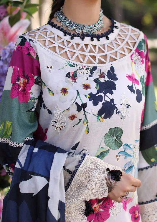 Elaf Print Chikankari Lawn 2024 | Lovelight | ECK-1A