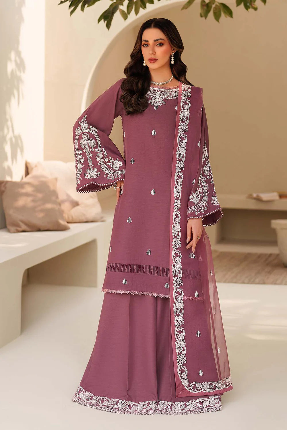 Zarif Exclusive Tabeer the Silk Edit Unstitched Collection 2026 | 08 SUNG - Mirha Fashion
