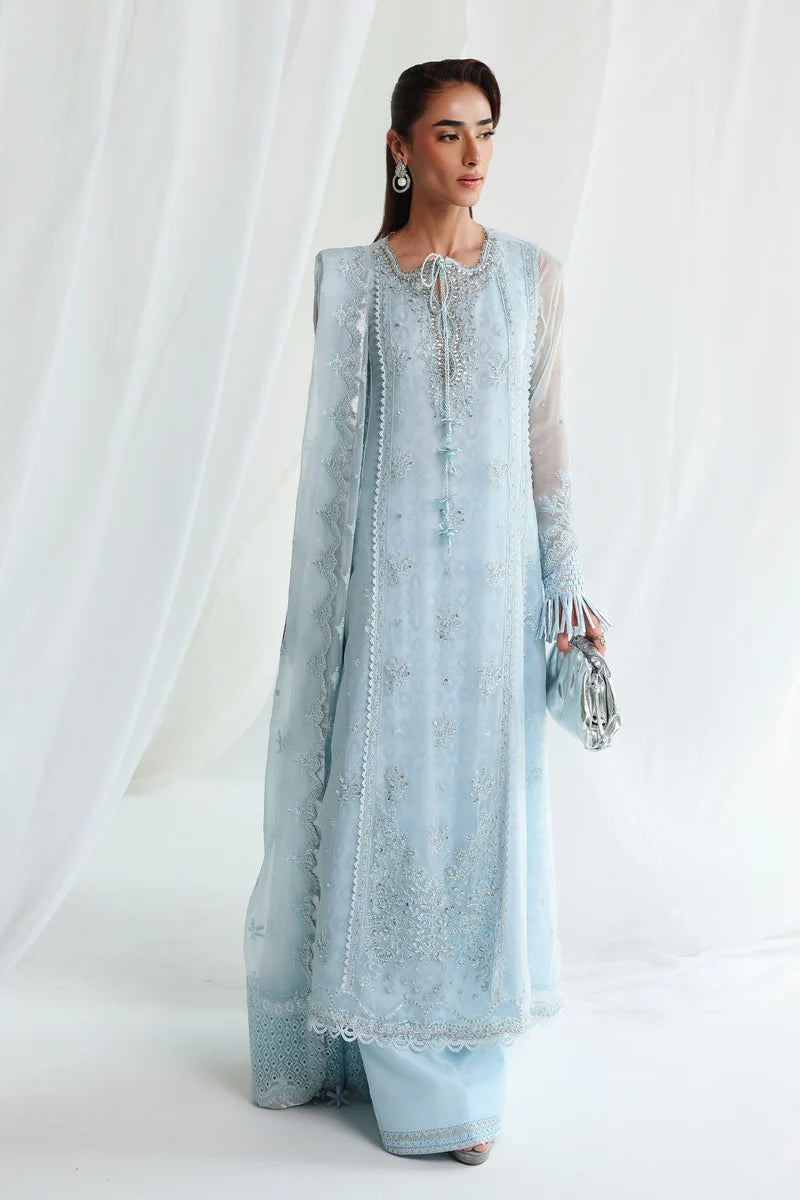 Qalamkar Luxury Chiffon Unstitched Collection QCC-08 SONA