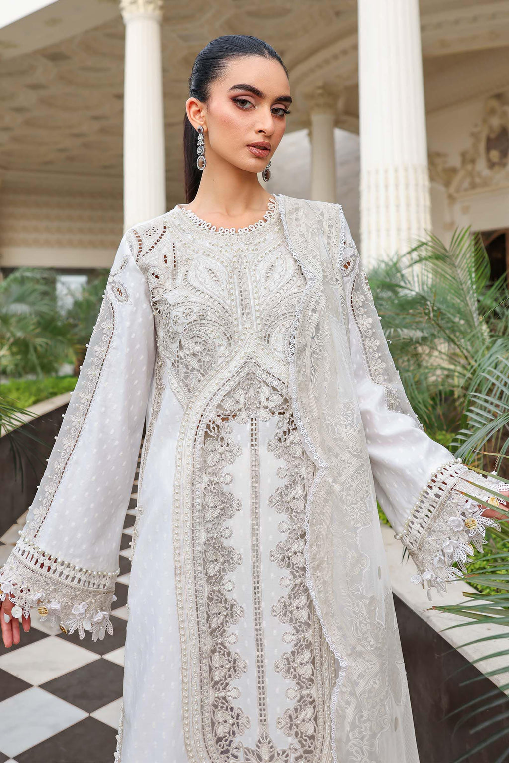 Maria B Luxury Lawn Eid Vol-26 Unstitched Collection 2026 | D01 - Mirha Fashion