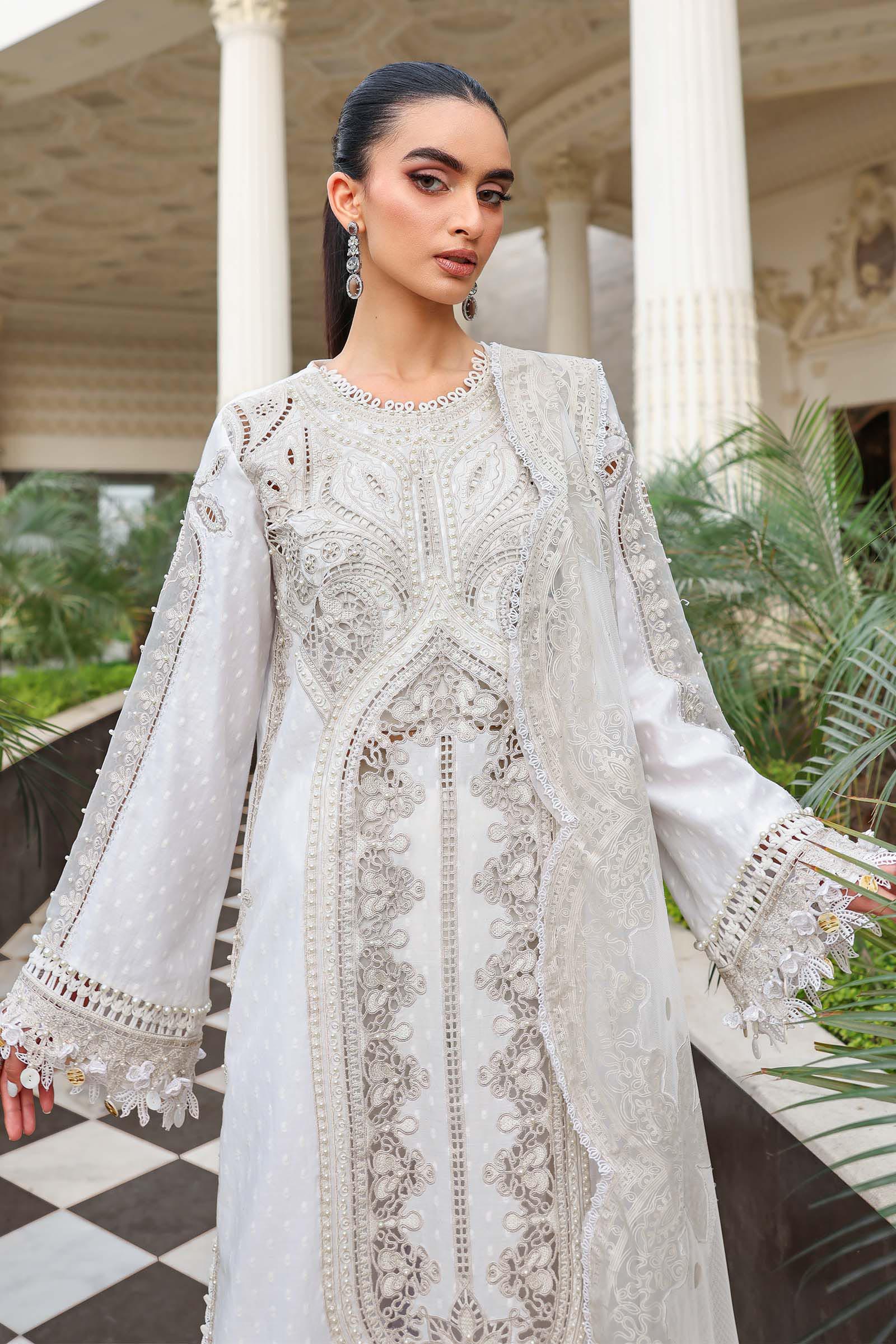 Maria B Luxury Lawn Eid Vol-26 Unstitched Collection 2026 | D01 - Mirha Fashion