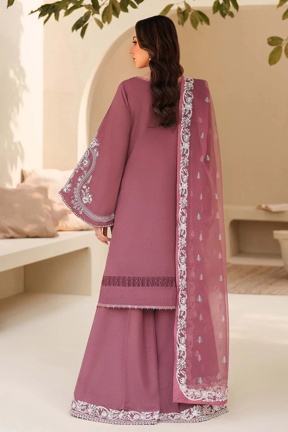 Zarif Exclusive Tabeer the Silk Edit Unstitched Collection 2026 | 08 SUNG - Mirha Fashion