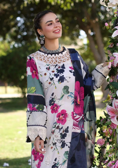 Elaf Print Chikankari Lawn 2024 | Lovelight | ECK-1A