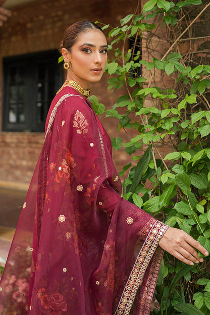 Cross Stitch Unstitched Premium Jacquard Collection | Syah Qurmazi