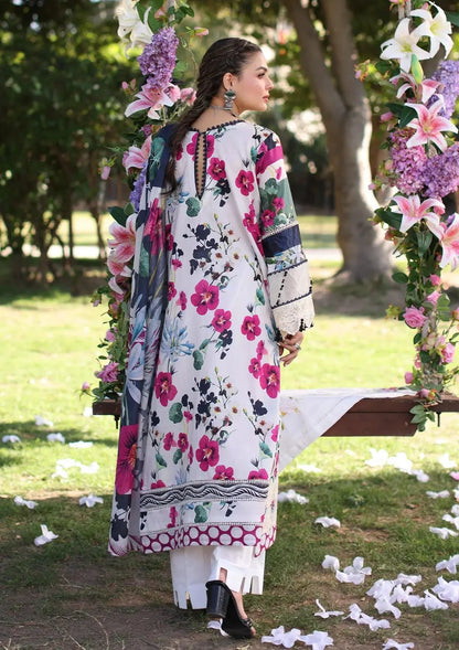 Elaf Print Chikankari Lawn 2024 | Lovelight | ECK-1A