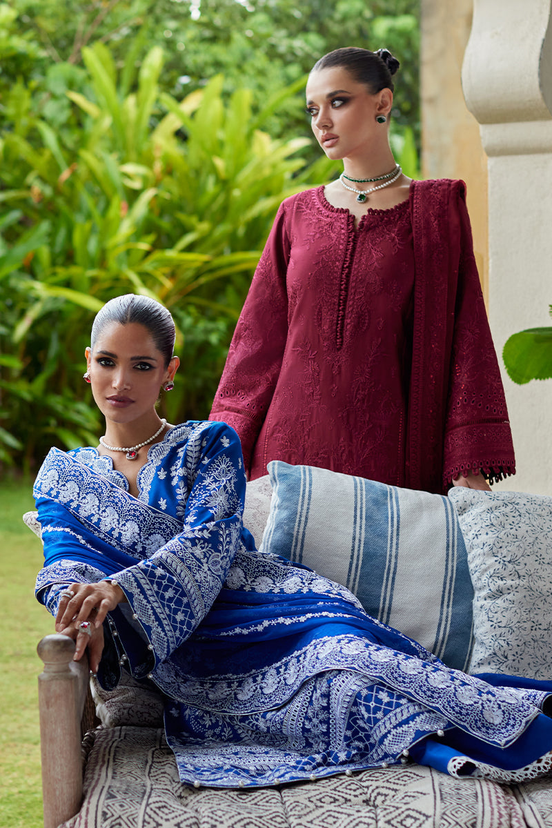 Gulaal Luxury Lawn 3 pc Unstitched collection 2025|Nigella - Mirha Fashion