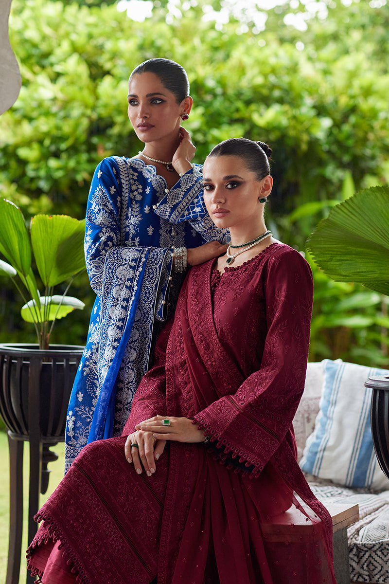Gulaal Luxury Lawn 3 pc Unstitched collection 2025|Nigella - Mirha Fashion