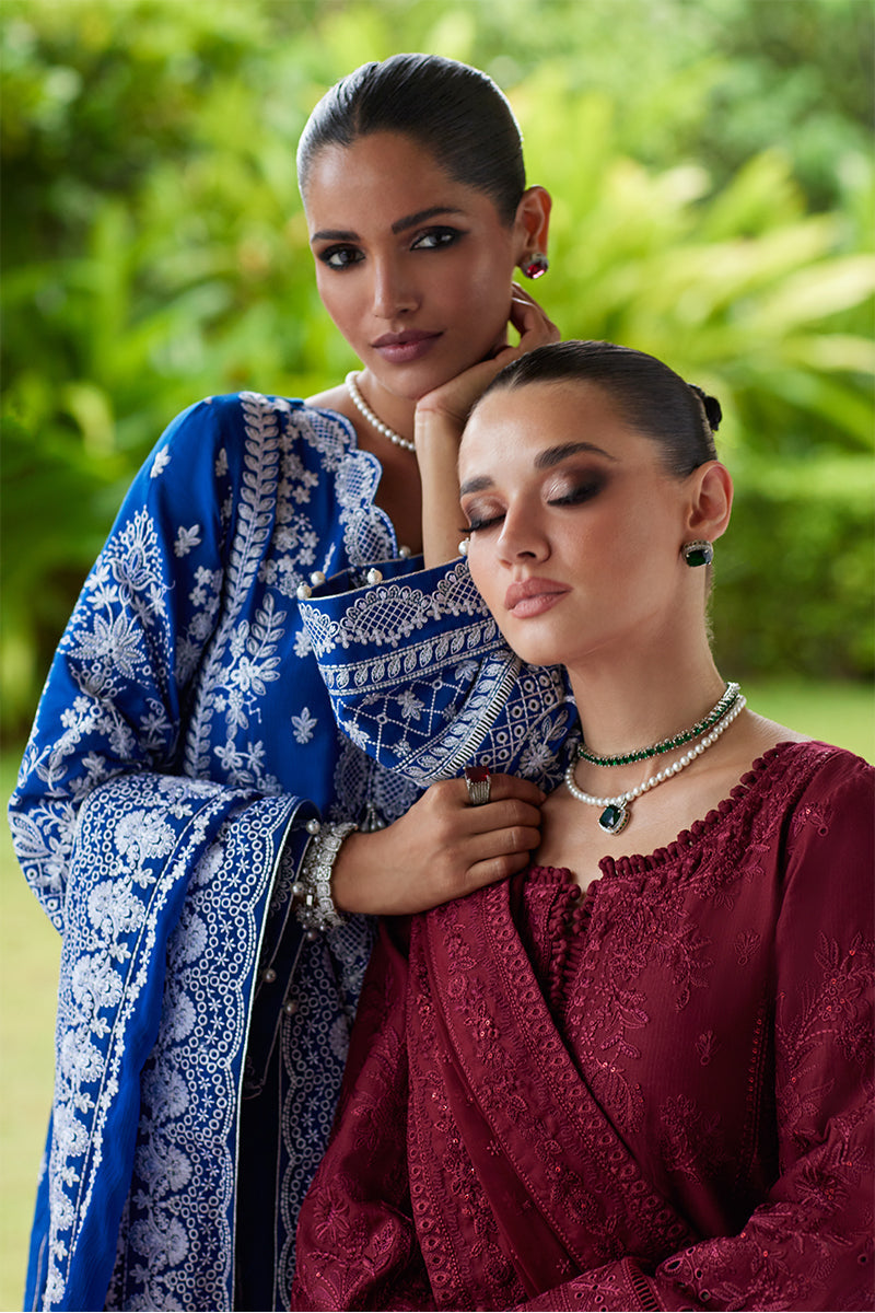 Gulaal Luxury Lawn 3 pc Unstitched collection 2025|Nigella - Mirha Fashion