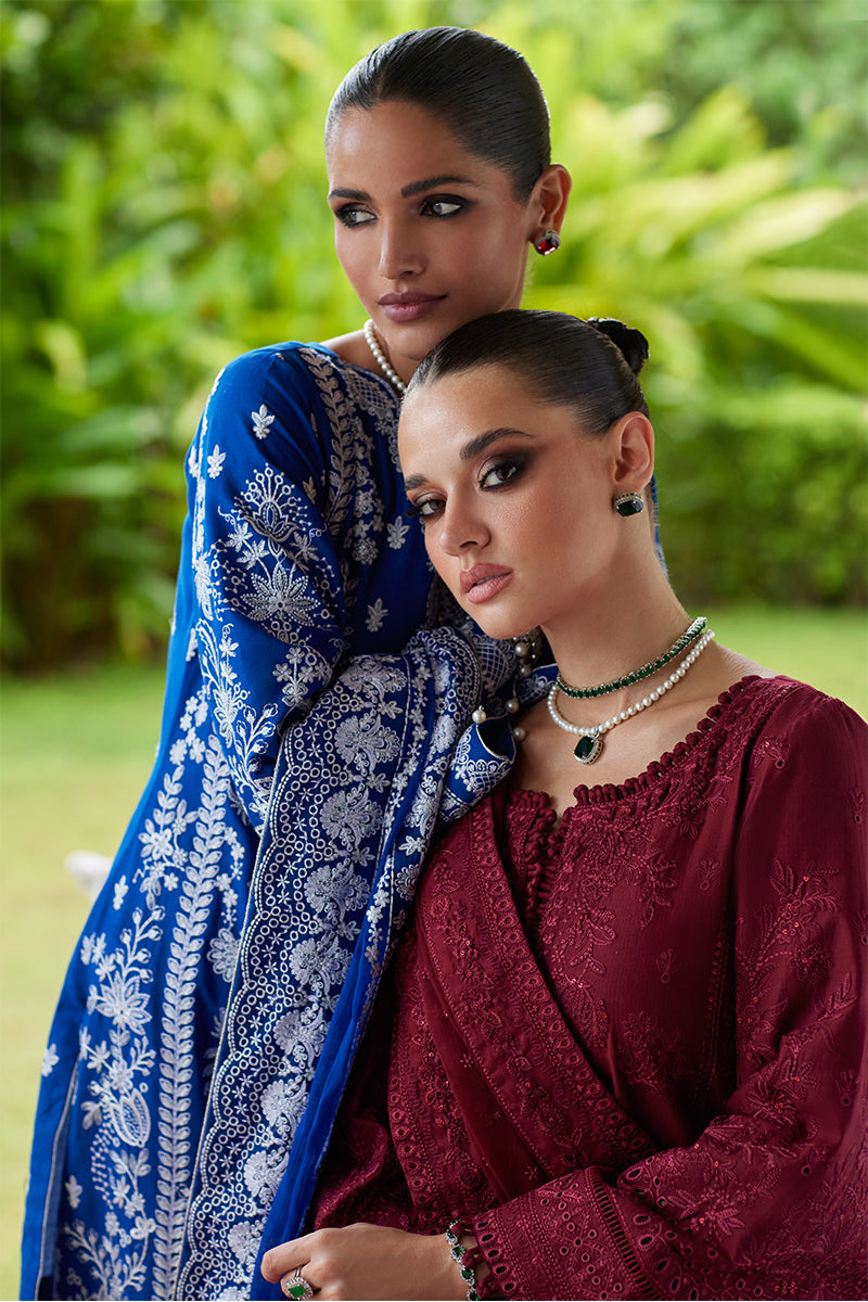Gulaal Luxury Lawn 3 pc Unstitched collection 2025|Nigella - Mirha Fashion