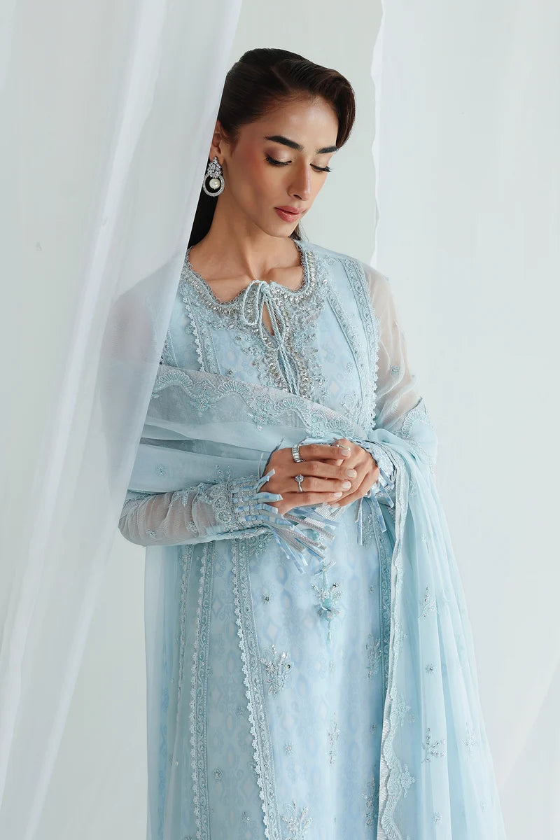 Qalamkar Luxury Chiffon Unstitched Collection | QCC-08 SONA