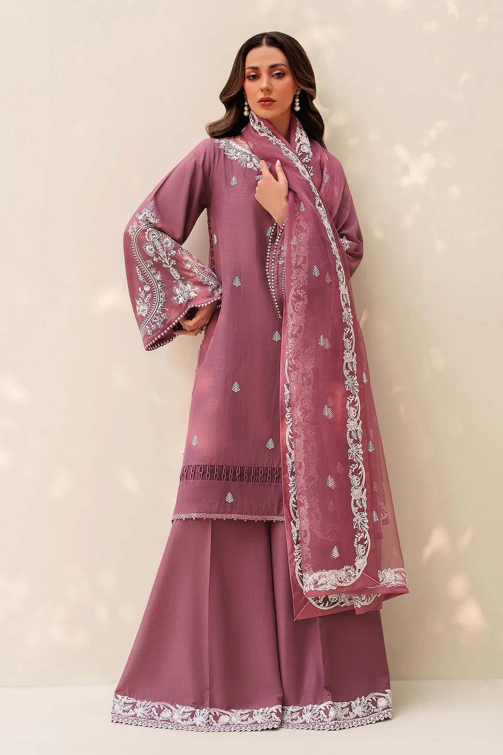 Zarif Exclusive Tabeer the Silk Edit Unstitched Collection 2026 | 08 SUNG - Mirha Fashion
