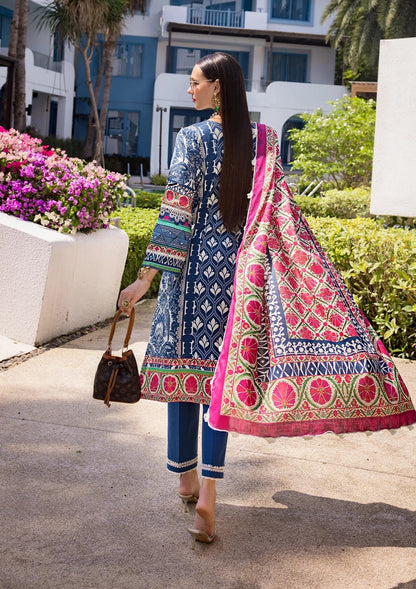 Elaf Prints Lawn Collection | 7B - ELNAZ - Mirha Fashion
