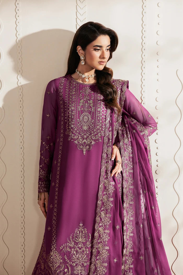 Zarif Bayaan Luxury Chiffon Unstitched Collection | D08 SWABI
