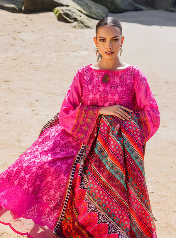 Zainab Chottani Luxury ChikanKari Lawn 2024 | LAALI | 6A