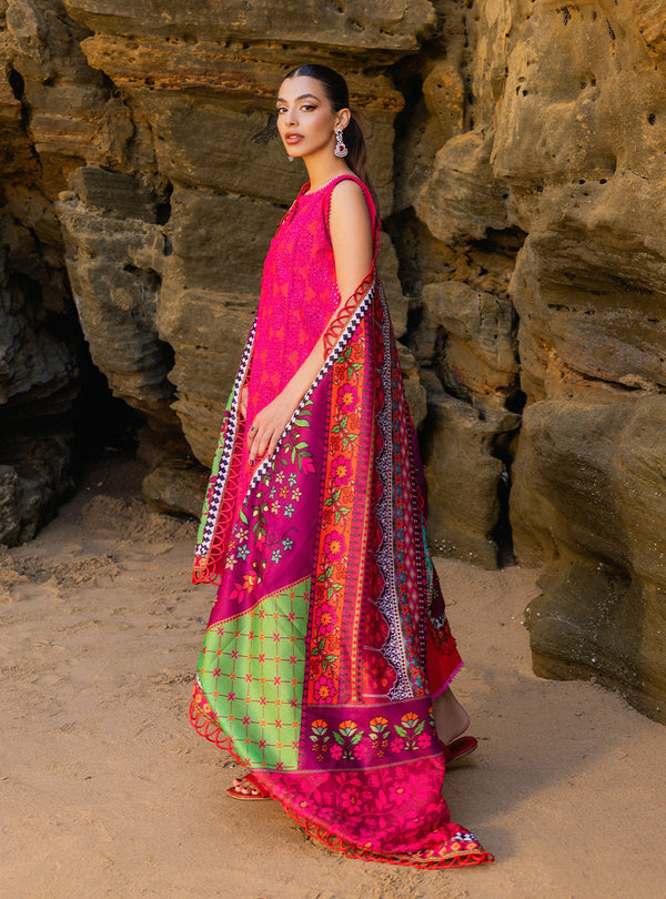 Zainab Chottani Luxury ChikanKari Lawn 2024 | LAALI | 6A