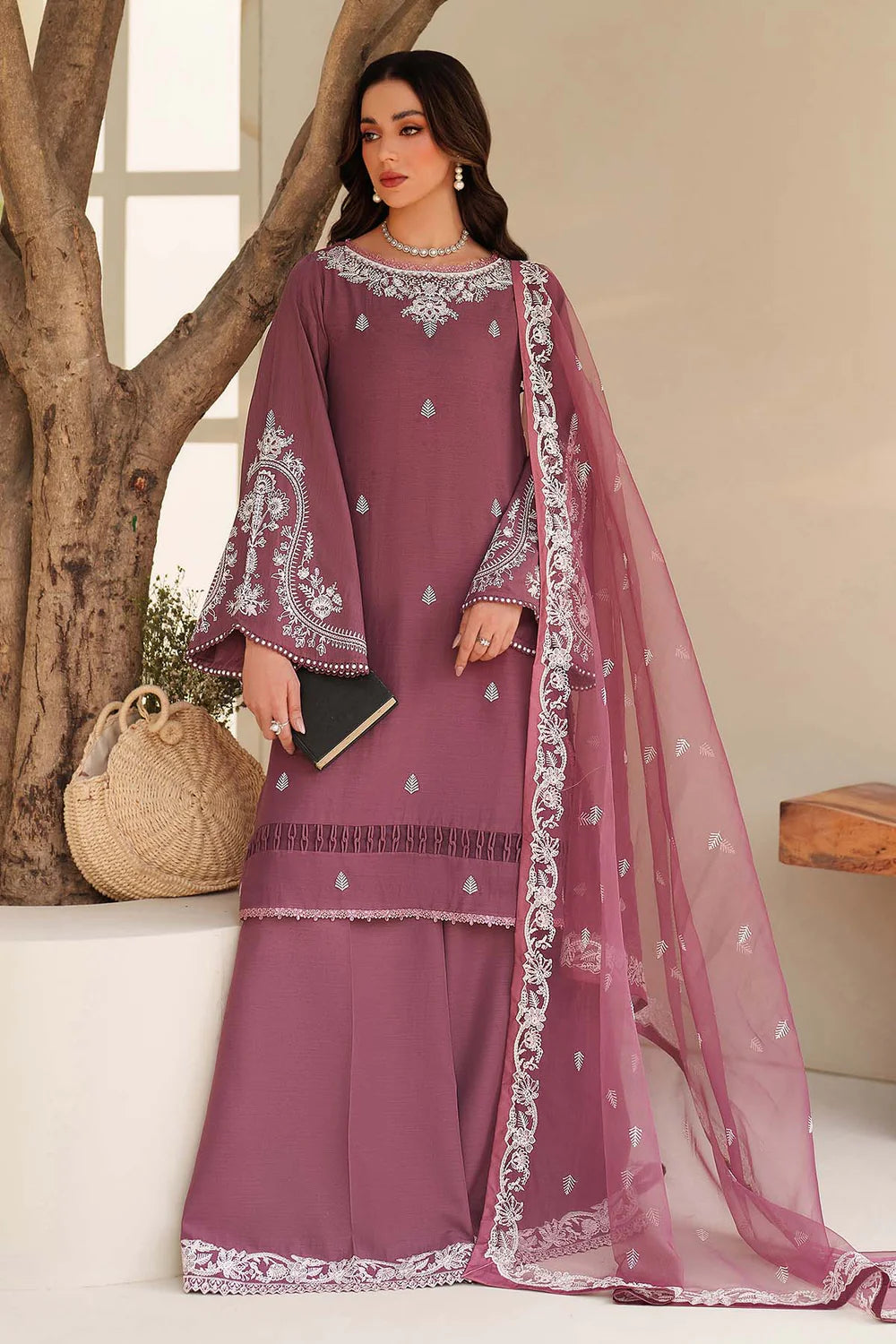 Zarif Exclusive Tabeer the Silk Edit Unstitched Collection 2026 | 08 SUNG - Mirha Fashion