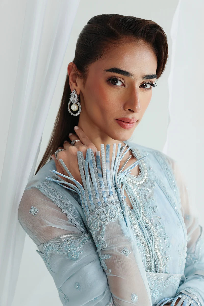 Qalamkar Luxury Chiffon Unstitched Collection | QCC-08 SONA