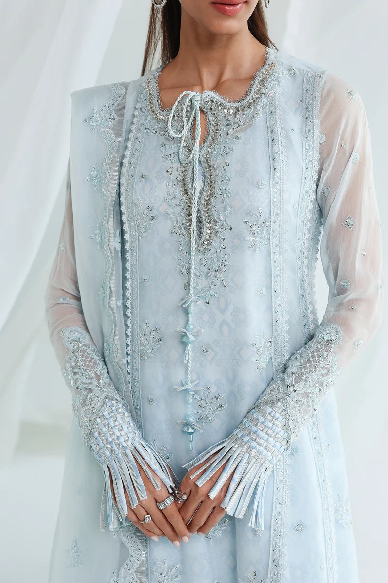 Qalamkar Luxury Chiffon Unstitched Collection | QCC-08 SONA