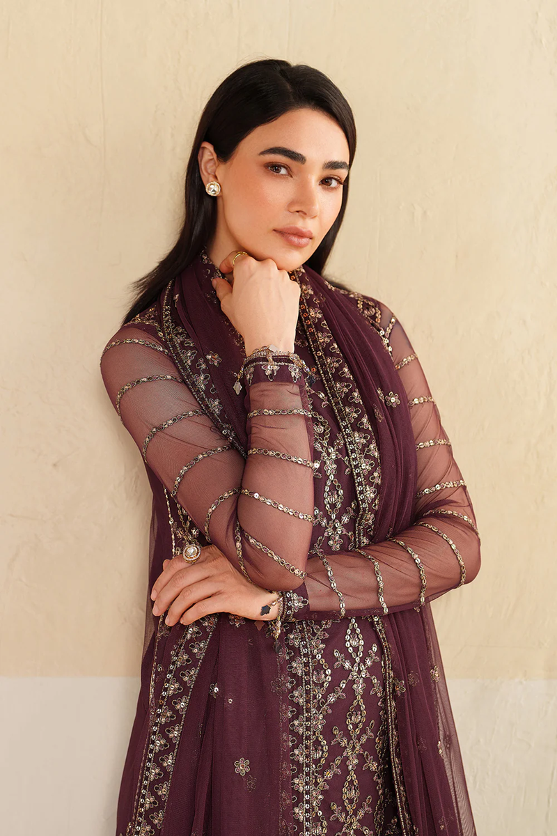Zarif Roohi Formal Edit 3 PCS Unstitched Collection 2025 ZRF-RFE-01 | SANEH