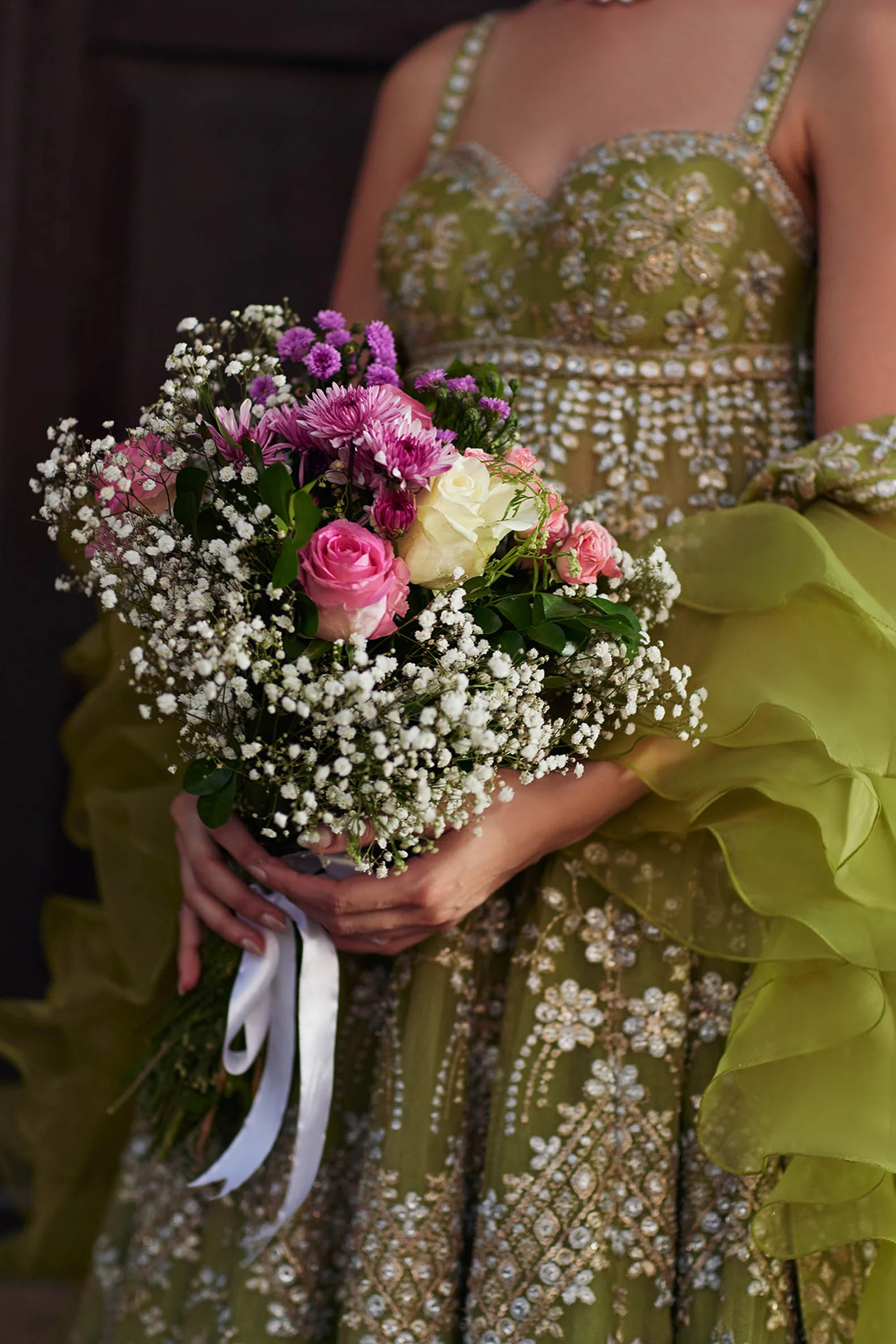 Zaha Gossamer Wedding Festive 2025 3 PCS Unstitched Collection | NOORE SITARA ZC 25-01