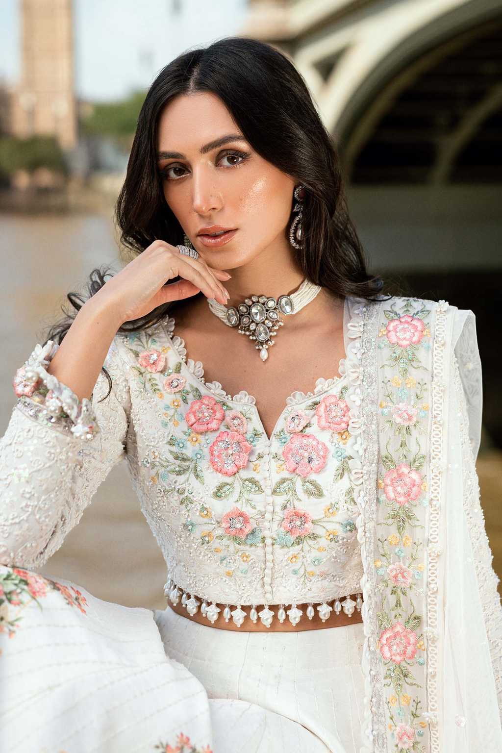 Maria B Soiree 3PCS Unstitched Formals V-01 2025 | D2