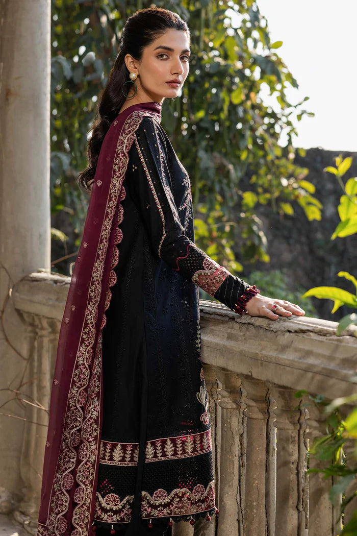 Farasha Bahar Embroidered Lawn Collection 2024 | Twilight Bloom - Mirha Fashion