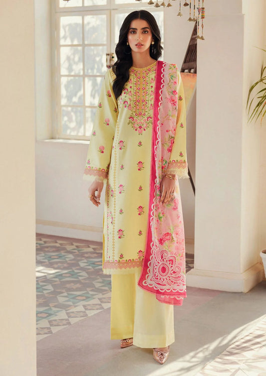 Raj Bari Essential Premium Embroidered 3-Piece Lawn | 1