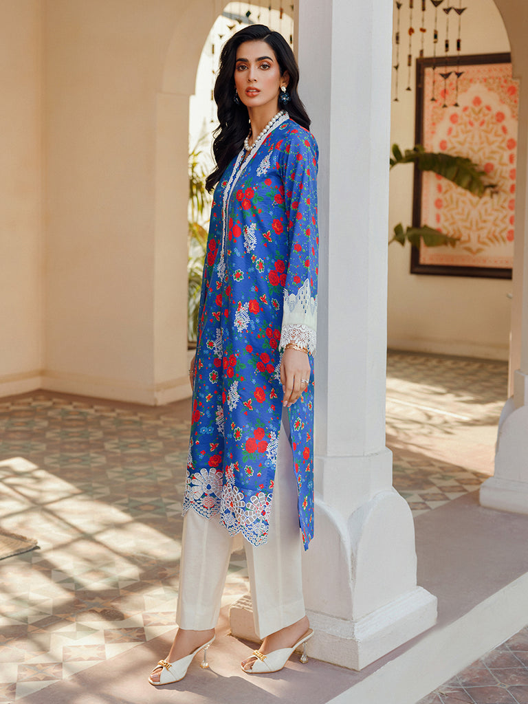 Raj Bari Essential Premium Embroidered 3-Piece Lawn | 8 - Mirha Fashion